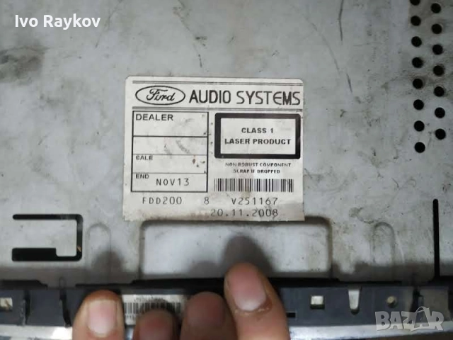 FORD FOCUS MK2 (2008-2011) STEREO CD RADIO PLAYER, 6000 CD, FDD200, снимка 4 - Части - 52662656
