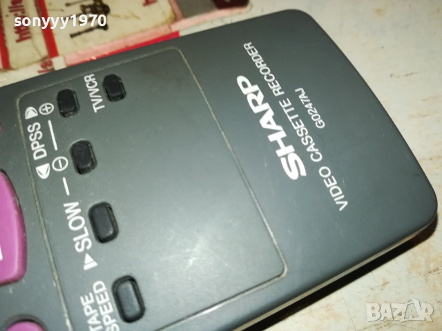 SHARP G0247AJ VIDEO REMOTE-ВНОС SWISS 0611252020, снимка 17 - Дистанционни - 52324485