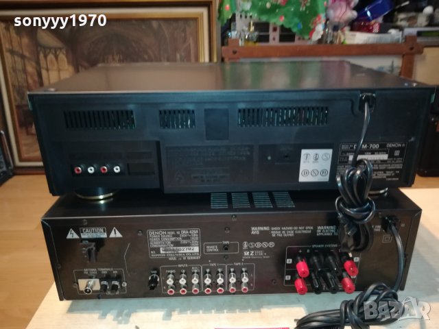 denon 3head deck+denon receiver 1502221108, снимка 11 - Ресийвъри, усилватели, смесителни пултове - 35794072