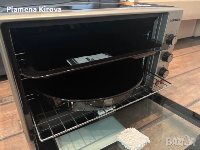 Ел. фурна GAMALUX (60 литра) НОВА, снимка 4 - Печки, фурни - 52840607