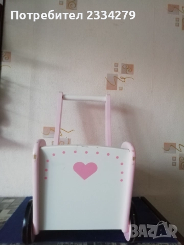 Порцеланова кукла, децка количка за кукли и дървено сметало,,Мечок" всичко е немско. , снимка 11 - Колекции - 52659883