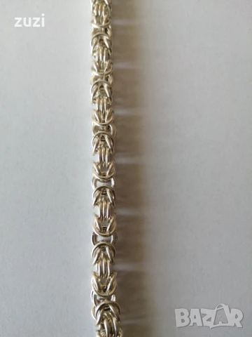 Ланец, Синджир кралска плетка-999 сребро , снимка 6 - Колиета, медальони, синджири - 50651940