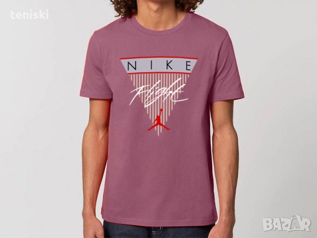 Тениски Air Jordan Flight принт Мъжки и детски , снимка 3 - Тениски - 35980692