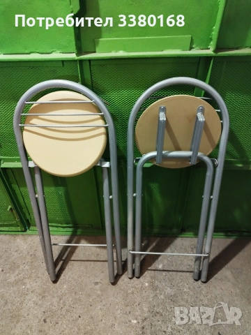 два броя сгъваеми столчета, снимка 2 - Столчета за кола и колело - 52722370