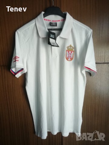 Umbro Serbia Сърбия оригинална нова с етикет поло тениска размер S