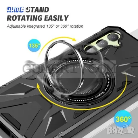 Противоударен Кейс с Ринг за Samsung Galaxy A55, снимка 9 - Калъфи, кейсове - 48832398