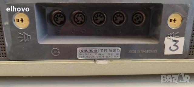 Магнетофон Grundig TK 46, снимка 10 - Ресийвъри, усилватели, смесителни пултове - 51088678