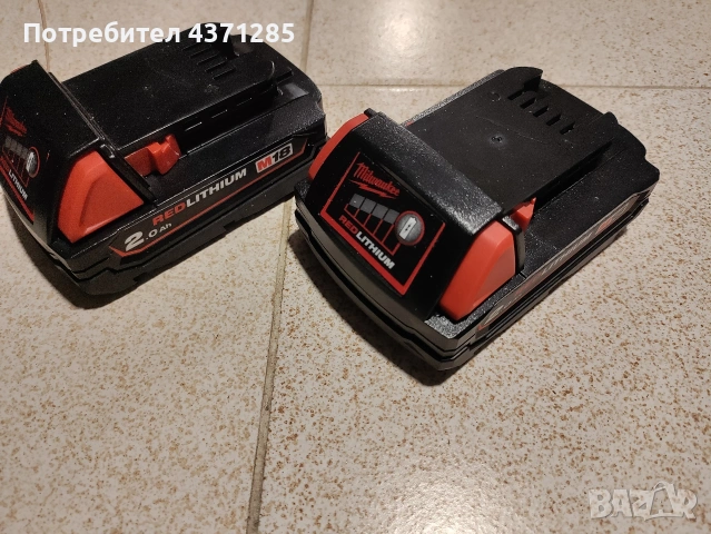 Milwaukee 18v лот батерий-нови, снимка 6 - Други инструменти - 53489228
