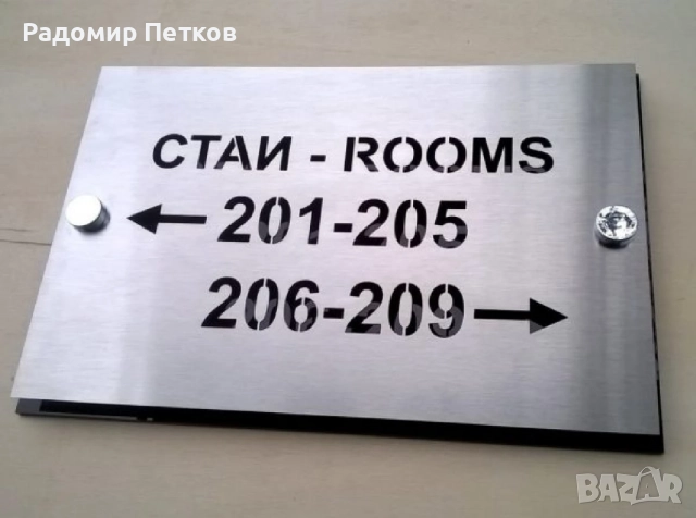 Указателна етажна табела за хотел, снимка 5 - Обзавеждане за заведение - 51877509