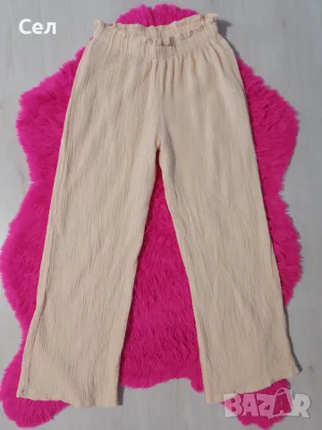 Бежов летен панталон М-Л, снимка 1