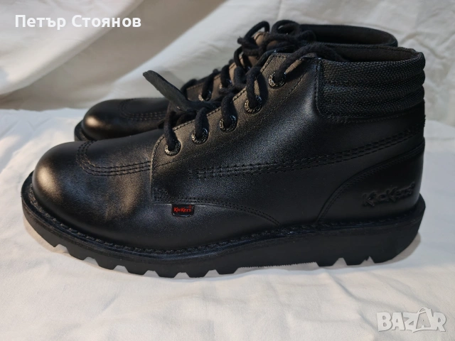 Удобни мъжки боти от естествена кожа KicKers №44