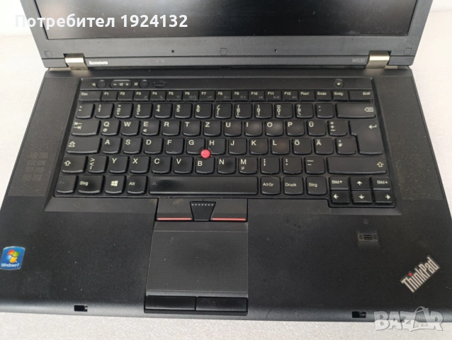 Lenovo W530 за части, снимка 4 - Лаптопи за работа - 53664641