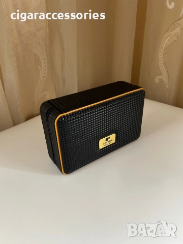 Преносим COHIBA хумидор за пури с дигитален хигрометър, снимка 4 - Табакери - 53382888