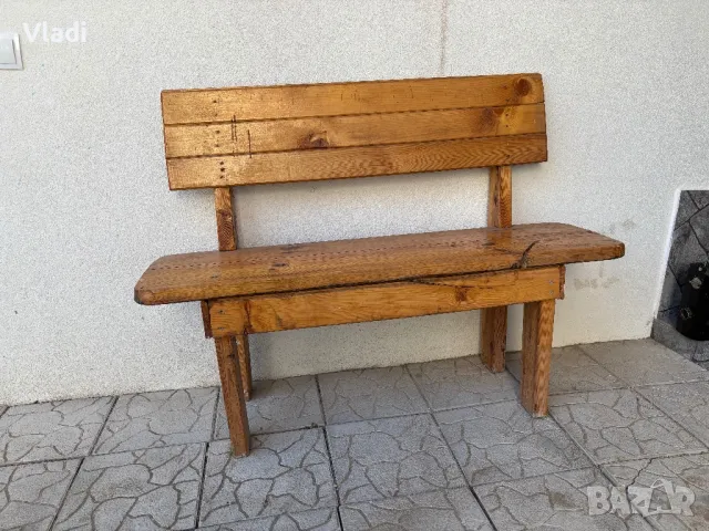Дървена декоративна пейка, снимка 5 - Декорация за дома - 47846035