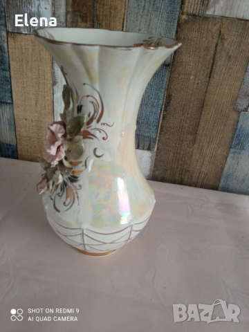 Порцеланова ваза, снимка 3 - Вази - 44588180