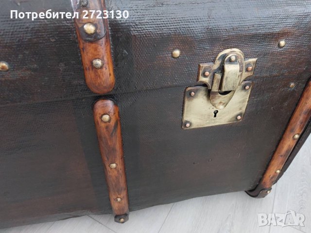 продава ВИНТИДЖ САНДЪК оригинална антикварна ракла, снимка 4 - Скринове - 38848251