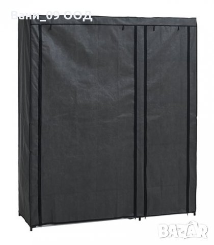 Текстилен гардероб с рафтове и лост-3 размера, снимка 6 - Гардероби - 34182983