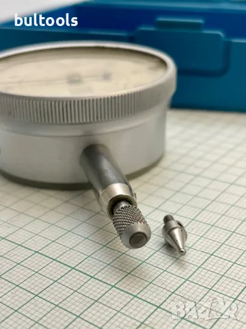 Индикаторен часовник TESA 0-1mm./0.001mm., снимка 4 - Други инструменти - 49117385