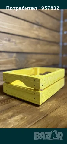 Цветни дървени декоративни мини щайгички, снимка 4 - Декорация за дома - 48841683