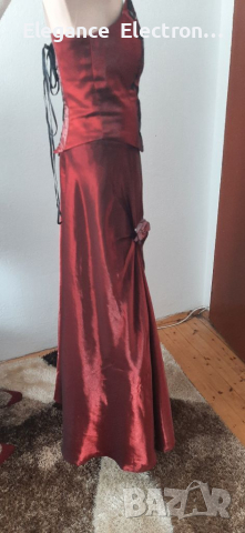 Официална Рокля за Абитуриенски бал. Цвят Бордо, снимка 4 - Рокли - 36356281