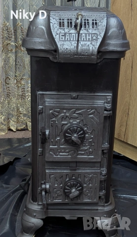 Стара чугунена печка,Един топъл спомен, снимка 2 - Печки, фурни - 53248099