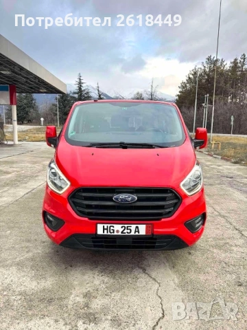 Ford Transit Custom 2.2 TDCi, 9 Места, Facelift, 2x Клима, EURO 6, LED, снимка 2 - Бусове и автобуси - 53407821