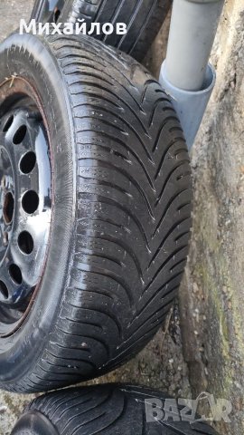 Железни джанти 16 цола с зимни гуми от Форд Галакси 2001г., снимка 4 - Части - 40911370