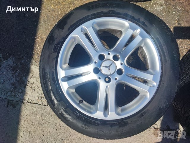 Оригинални джанти 17 с гуми .А2214010702 + болтове, снимка 2 - Гуми и джанти - 41065196