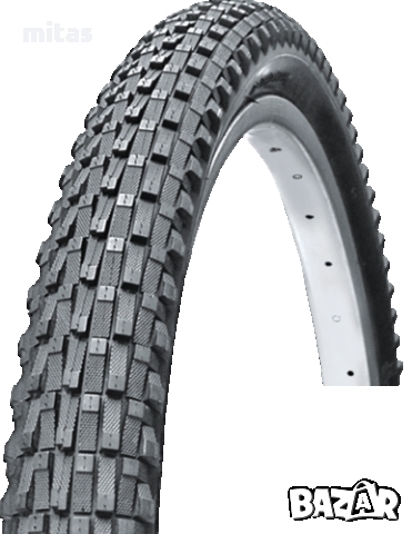 Външни гуми за велосипед 26 x 2.35 / 24 х 2.35 защита от спукване, снимка 4 - Части за велосипеди - 36106048