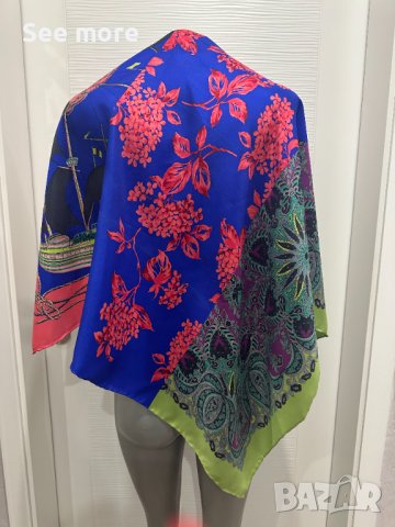 Charlotte Sparre шал коприна, снимка 8 - Шалове - 40505760