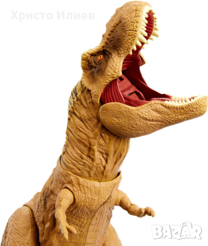 Динозавър Тиранозавър Т Рекс REX със звук и Движения Mattel Джурасик свят Jurassic World, снимка 3 - Фигурки - 44528383