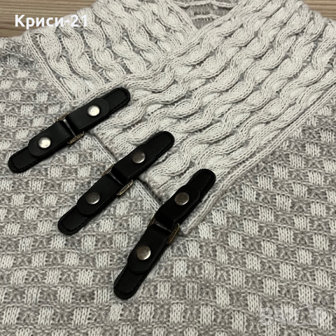 Мъжки пуловер плетен, снимка 3 - Пуловери - 44602770