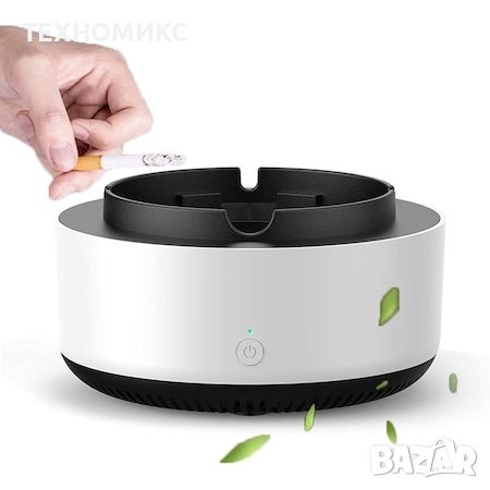 Бездимен пепелник с директно засмукване 360-градусов пречиствател на въздух с отрицателни йони, снимка 3 - Аксесоари и консумативи - 41384341