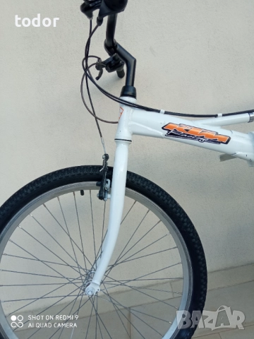сгъваем алуминиев велосипед ,26 ,като нов., снимка 2 - Велосипеди - 52182788