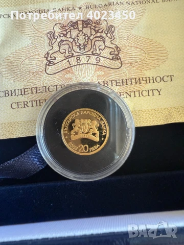 24к Златна монета Богородица 2003г , снимка 3 - Нумизматика и бонистика - 50996418