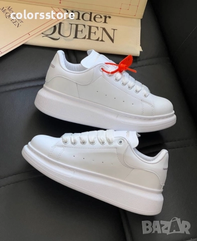 Мъжки бели кецове Alexander McQueen/BR116de, снимка 2 - Кецове - 51937984
