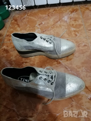 Дамски пролетно есенни обувки Times, 37 номер, естествена кожа , снимка 2 - Дамски ежедневни обувки - 52095815