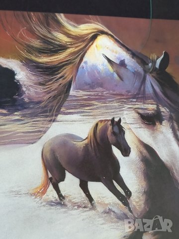 Картина с коне - висококачествен ПРИНТ