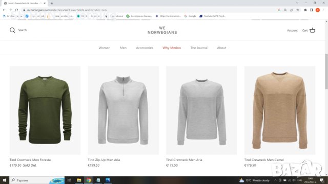 WE NORWEGIANS Zip-Up 100% Merino Wool размер L блуза 100% Мерино вълна - 284, снимка 2 - Блузи - 41388939