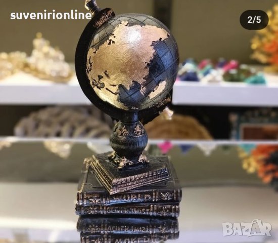Сувенир глобус върху книги, снимка 7 - Арт сувенири - 41737907