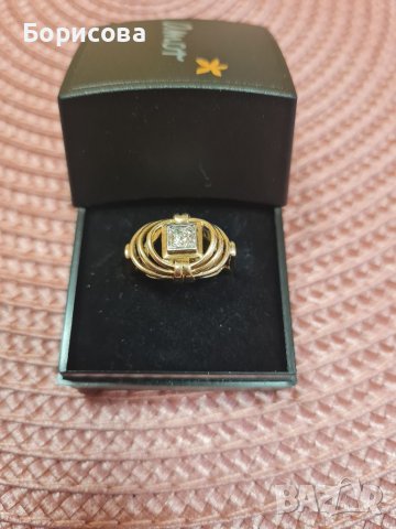 Златен дамски пръстен , снимка 1