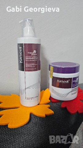 Колагенова маска за коса,шампоан Karseell и мароканско олио, снимка 3 - Продукти за коса - 53862545