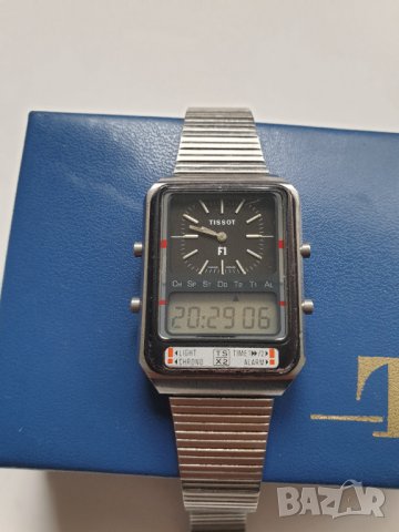 Цифров и аналогов часовник TISSOT TS-X2 (F-1) 1980 година, снимка 5 - Антикварни и старинни предмети - 40718525