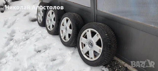 Гуми с джанти 15" за VW, снимка 2 - Гуми и джанти - 48649302