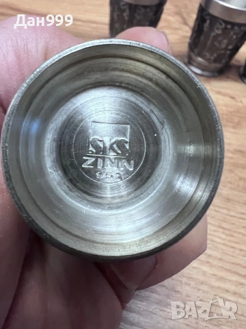 Осем колекционерски чашки от висококачествен калай, снимка 5 - Антикварни и старинни предмети - 53123681