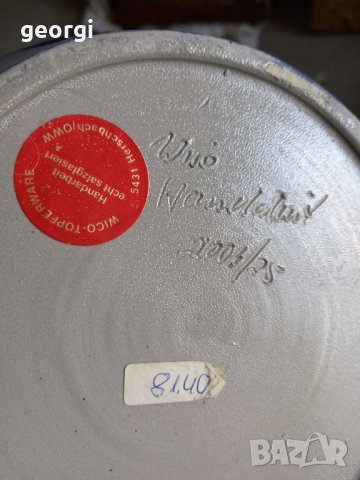 Немска голяма керамична кана  13/1 , снимка 8 - Вази - 42292395