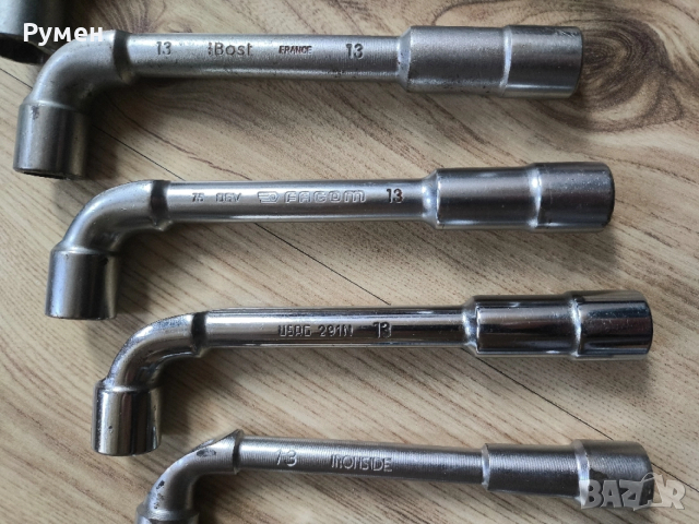 Г-образни ключове с проходен отвор за шпилка, снимка 3 - Други инструменти - 51463207