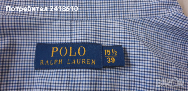 POLO Ralph Lauren Cotton Mens Size 15 /1/2 39 М НОВО !ОРИГИНАЛ! Мъжка Риза!, снимка 3 - Ризи - 52849748