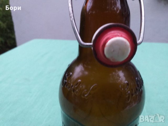 Vintage Grolsch Бирена бутилка с порцеланова капачка, снимка 8 - Други ценни предмети - 34754025