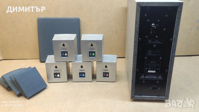 съраунд система 5+1 Philips SW3000/00s, снимка 6 - Тонколони - 53817150